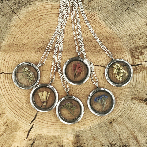 Montana Wildflower Living Lockets