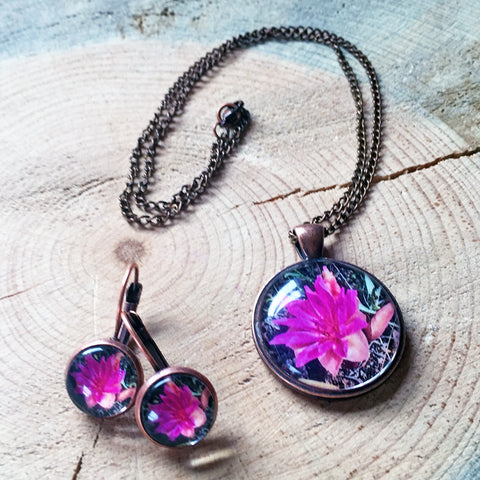 Montana Wildflower Photo Jewelry - Bitterroot