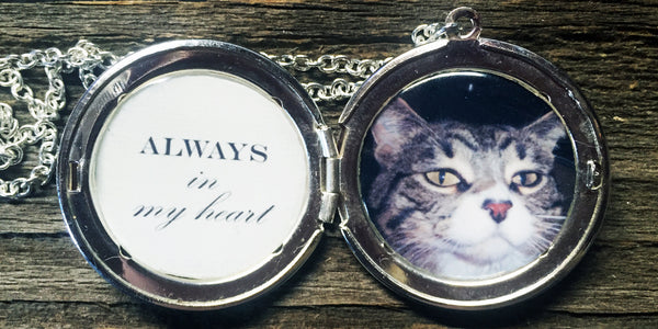 Always in My Heart Custom Photo Locket