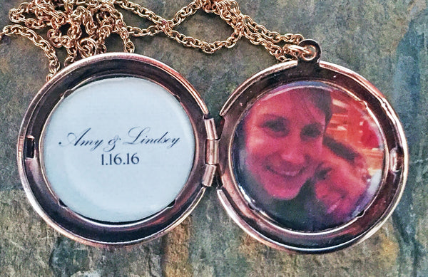 Anniversary Custom Photo Locket