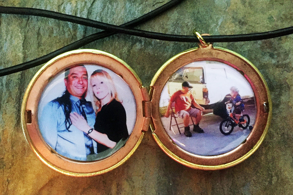 Men's Custom Two Photo Locket – Warbles with Bella