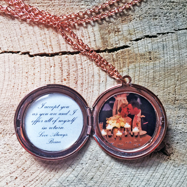 Secret Message Custom Photo Locket