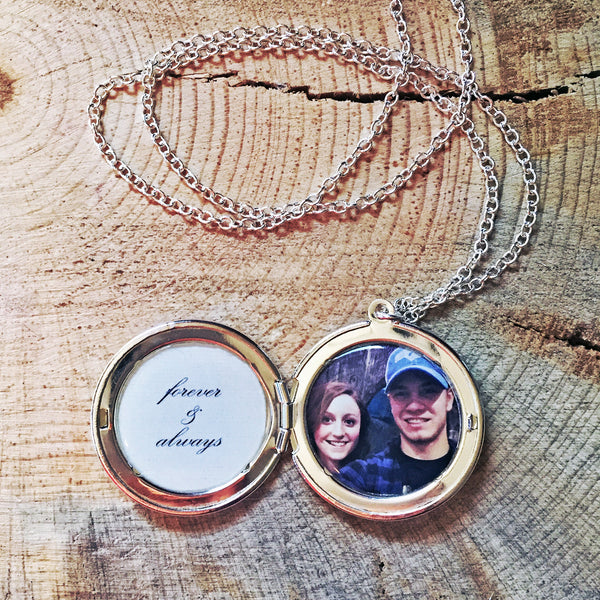 Secret Message Custom Photo Locket