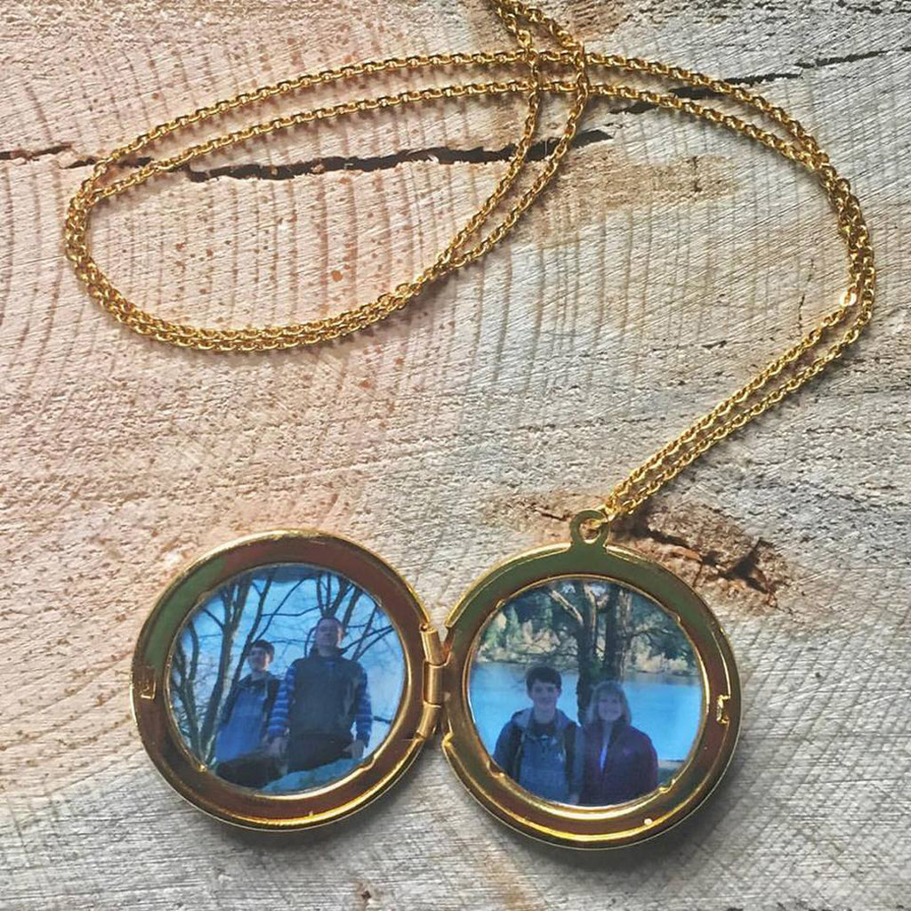 Two Photo Custom Locket – Warbles with Bella