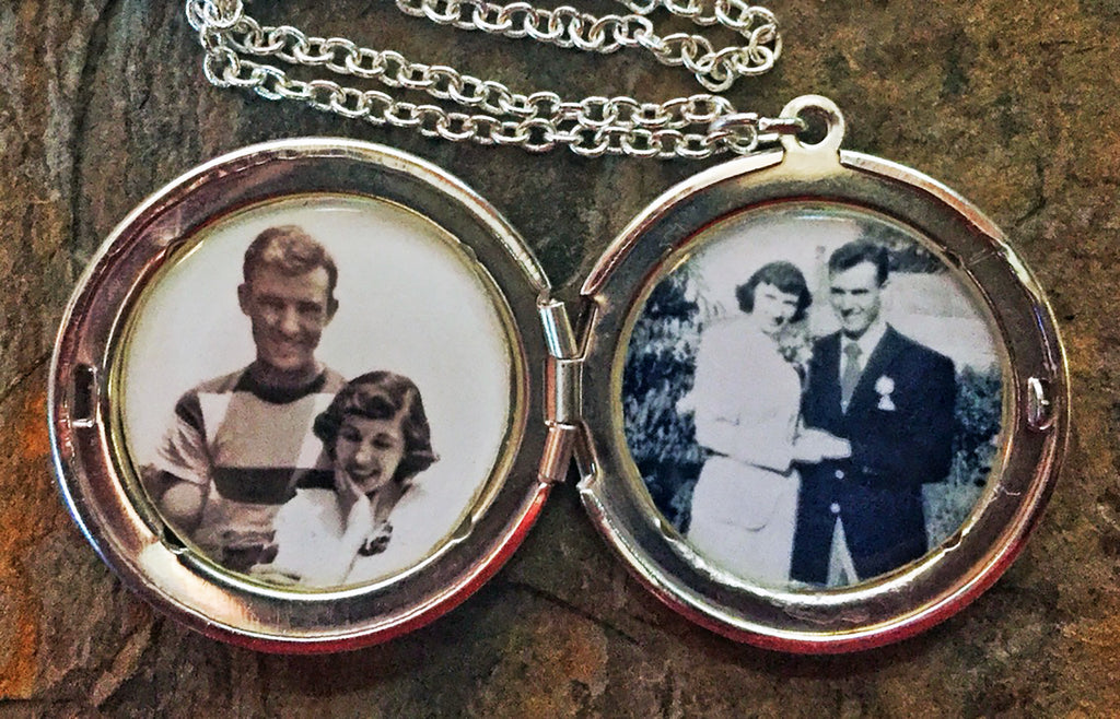 Two Photo Custom Locket – Warbles with Bella
