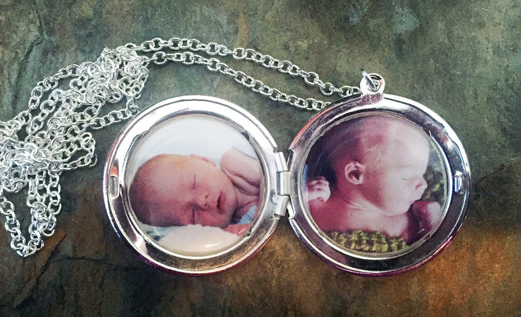 Two Photo Custom Locket – Warbles with Bella