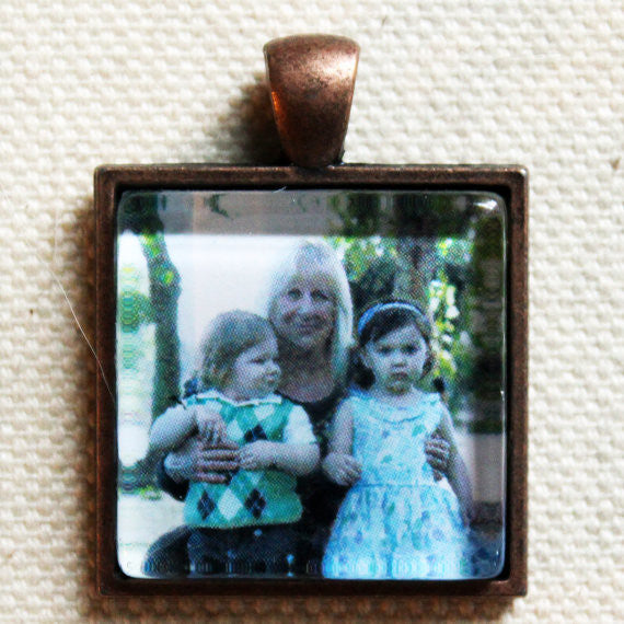 Custom Photo Pendant for Necklaces, Keychains, and Bottle Openers
