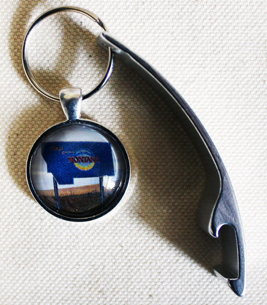 Custom Topographic Map Pendant for Necklaces, Keychains, and Bottle Openers