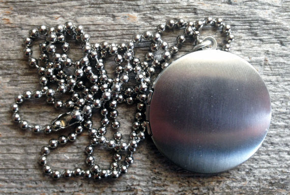 Men's Custom Two Photo Locket