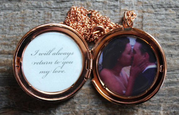 Secret Message Custom Photo Locket