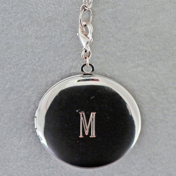 Monogram Locket with Custom Hand-Engraving