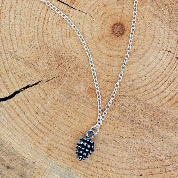 Pine Cone Charm Necklace