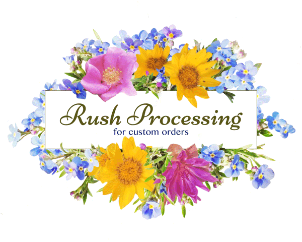 Rush Processing for Custom Orders
