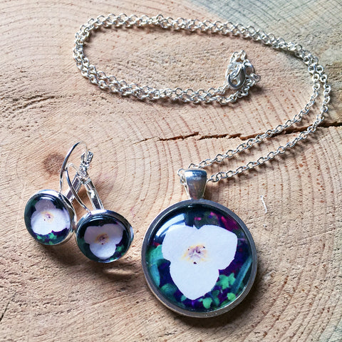 Montana Wildflower Photo Jewelry - Sego Lily